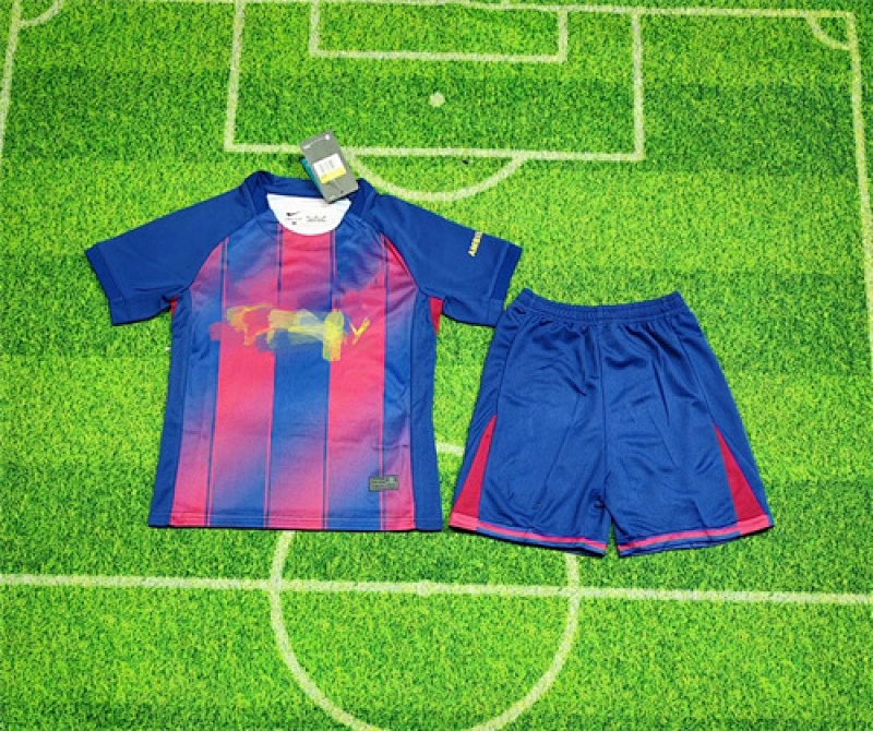 Barcelona Special Kids Jersey+shorts Kit 16#-28# · 2