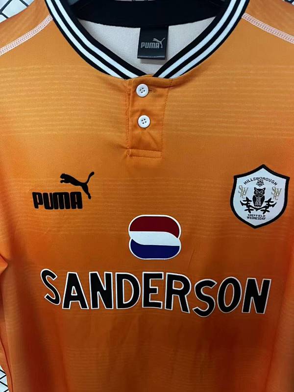 1998 Sheffield Wednesday Away Retro Fans Version Jersey · 2