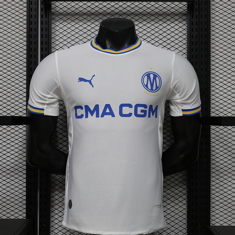 Marseille Home Player Version Jersey · 5
