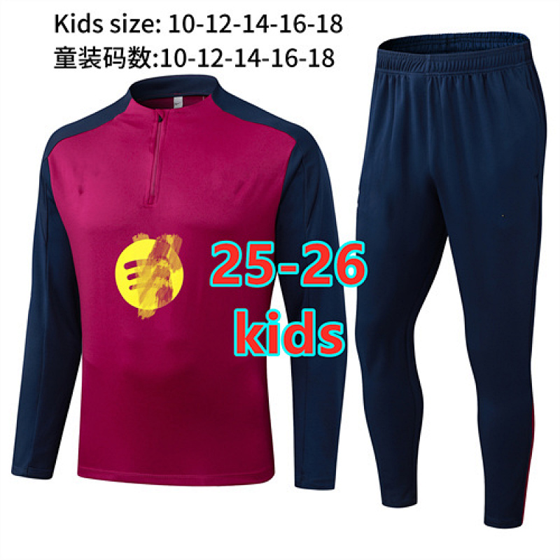 Barcelona Kids Long Sleeve Tracksuit 10#-18# · 2