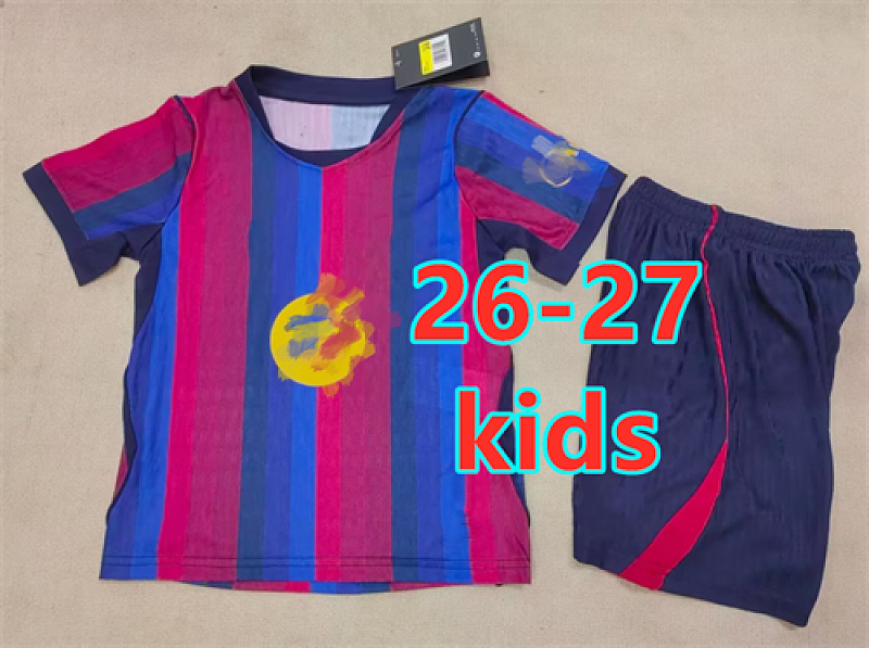 Barcelona Home Player Kids Jersey+shorts Kit 16#-28# · 5