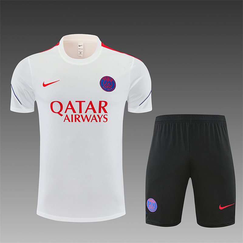 Paris Psg Short Sleeve Tracksuit 7