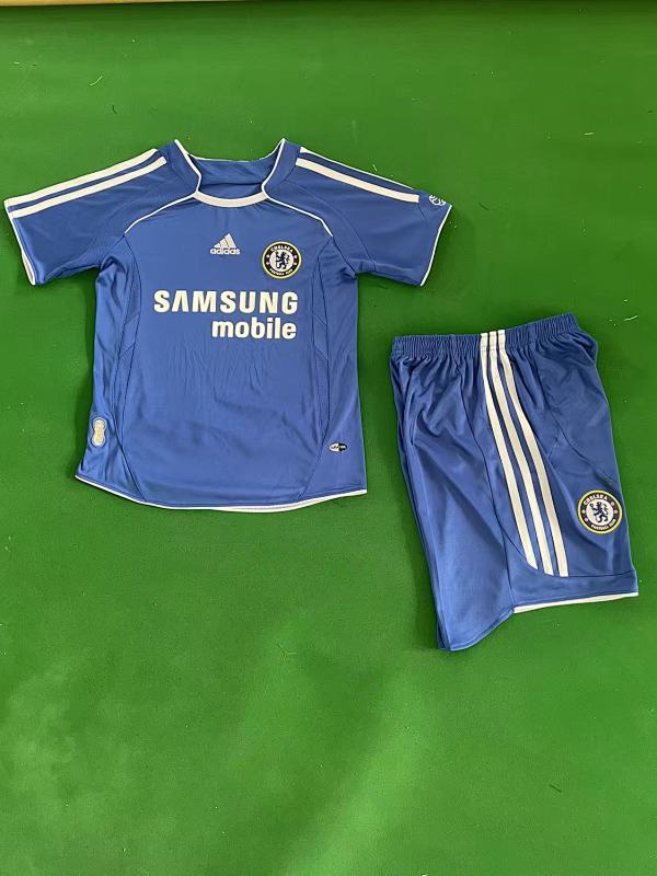 2003-05 Chelsea Home Retro Kids Jersey+shorts 16#-28# 4