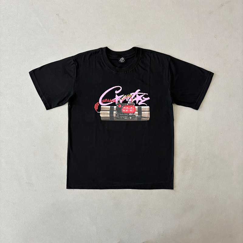 Corteiz No Time 4 Luv Tee Black 4