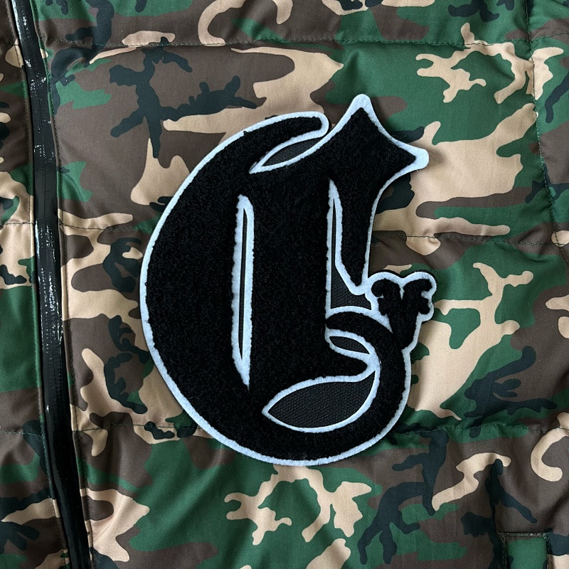 Corvidae Green Camo Puffer Jacket 11