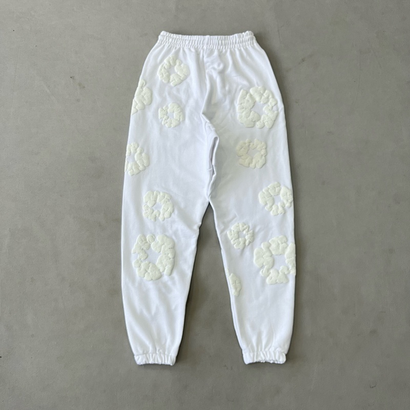 White Denim Tears Cotton Wreath Sweatpants 7
