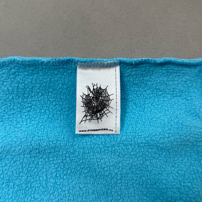 Sp5der Og Web V2 Spray Hoodie Light Blue 10