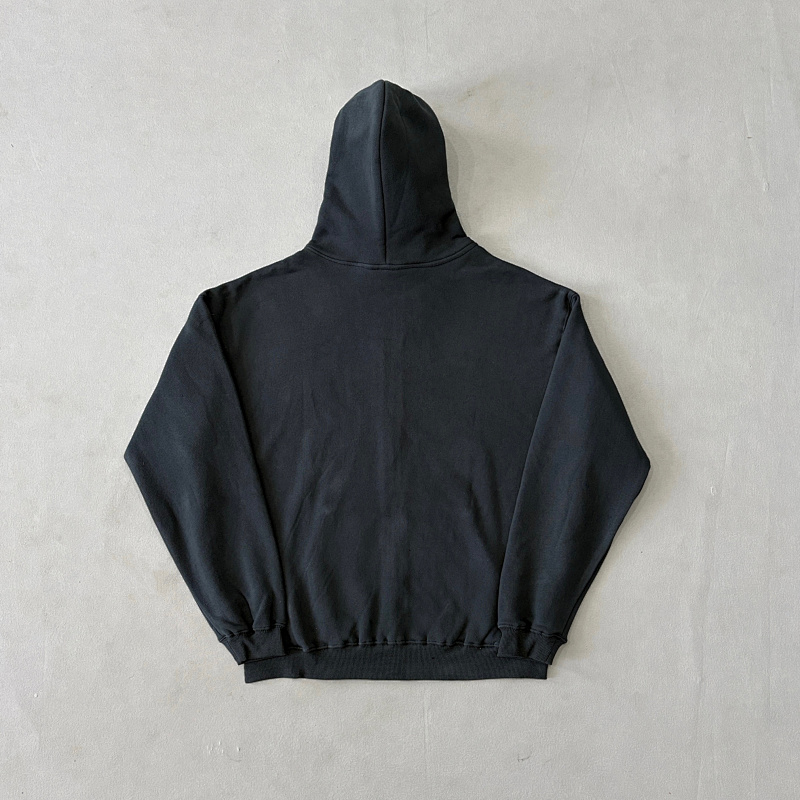Ee Basic Zip Up Hoodie Fw24 Grey/White 5