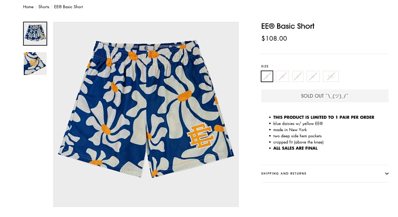 Ee Basic Short Daisies
