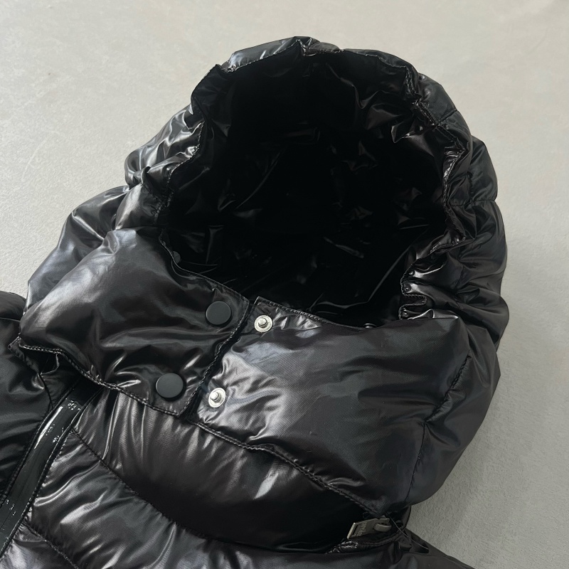 Corvidae Shiny Black V2 Puffer Jacket 11
