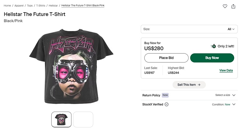 Hellstar The Future T-Shirt 2