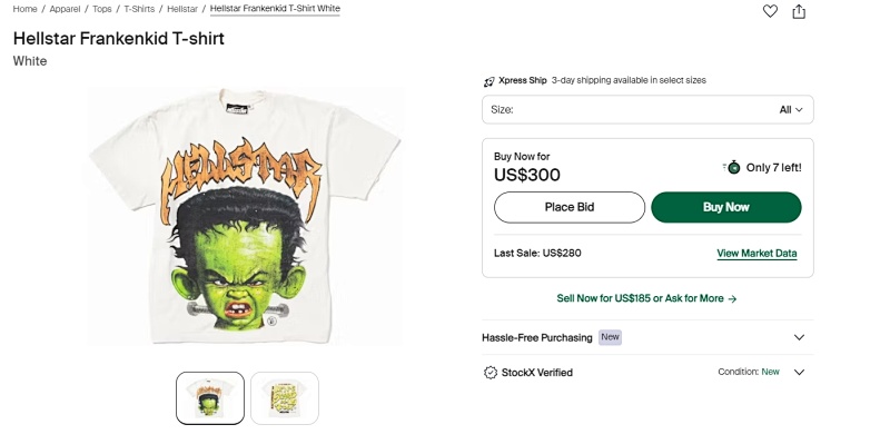 Hellstar Frankenkid T-shirt 2