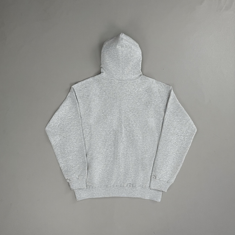 Ee Basic Zip Up Hoodie Fw24 Grey/White 6
