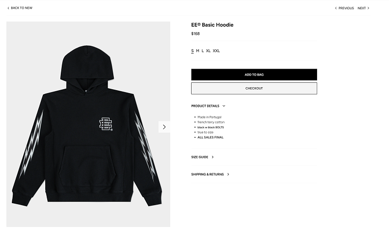 Ee Basic Heather Black/Black Bolts 6