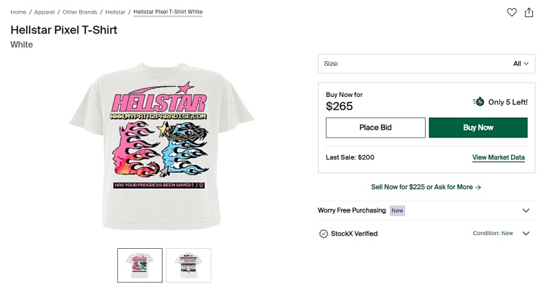 Hell Star Pixel T-Shirt 3