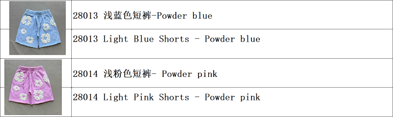 Denim Tears The Cotton Wreath Powder Sweatshorts