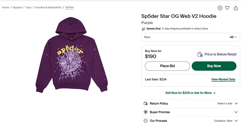 Purple Star Og Web V2 Hoodie