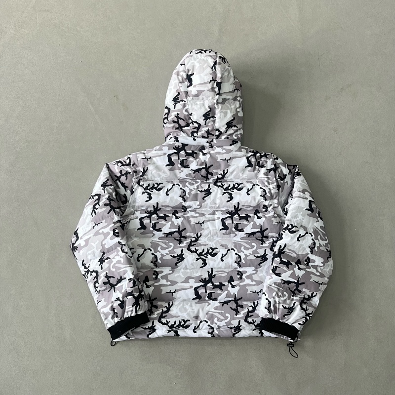 Corvidae Snow Camo Puffer Jacket 9