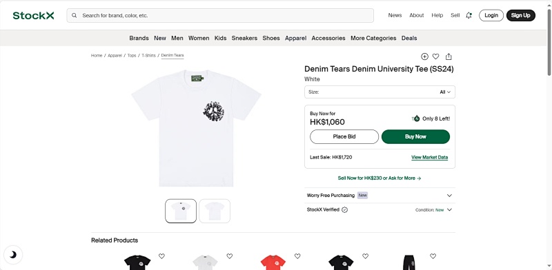 Denim Tears Tee 4