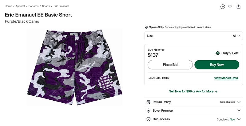 Eric Emanuel Ee Basic Short 5