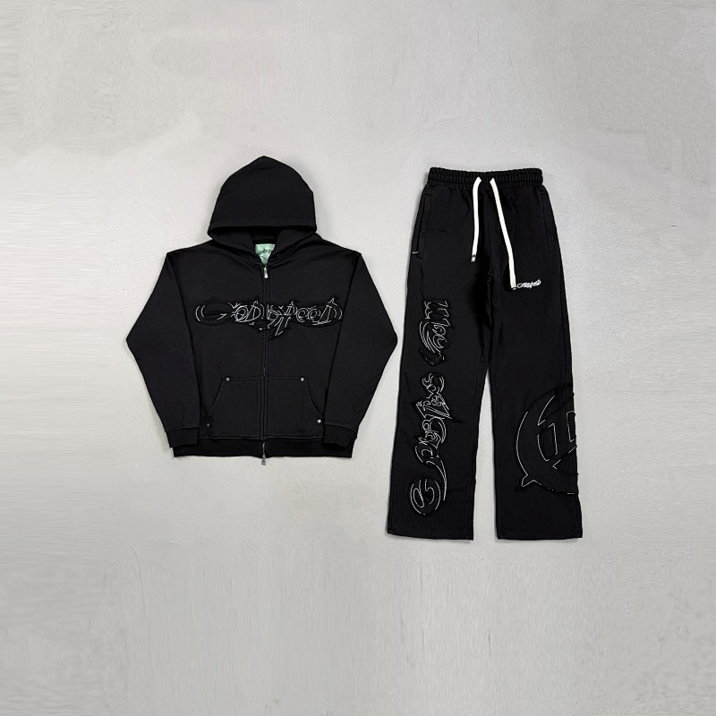 Godspeed Raw Import Sweatsuit 'Black' 12