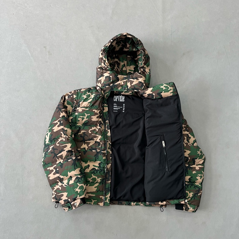 Corvidae Green Camo Puffer Jacket 10