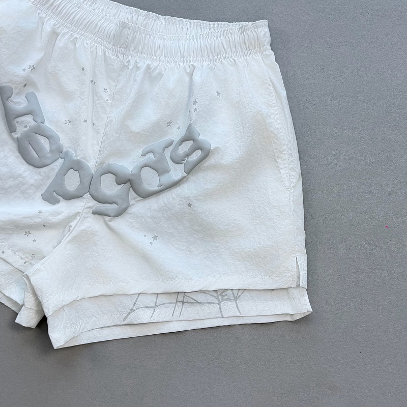 Sp5der Og Web Logo Double Layer Shorts 10
