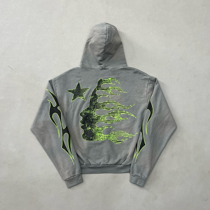 Hellstar Sports Core Logo Hoodie 'Grey' 4