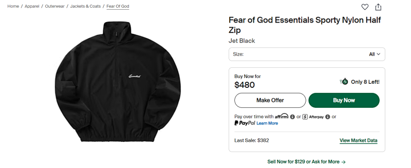 Fear Of God Essentials 2