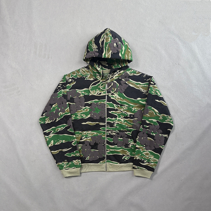 Denim Tears Camo Zip Sweatshirt 9