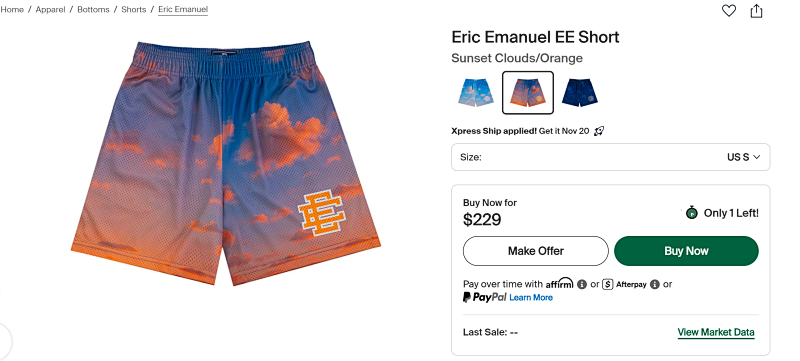 Eric Emanuel Ee Basic Short 3