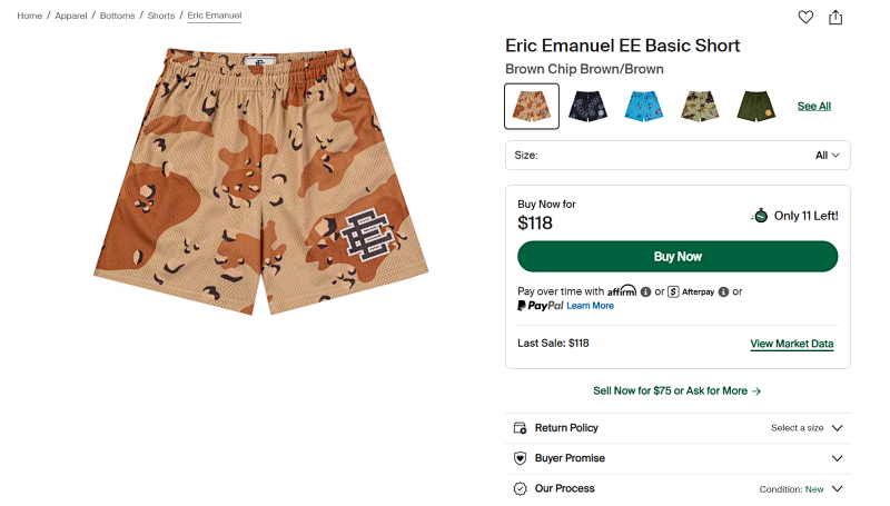 Eric Emanuel Ee Basic Short 3
