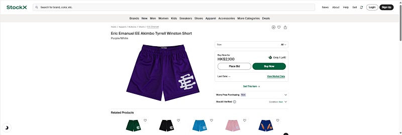 Ee Akimbo Tyrrell Winston Short 4