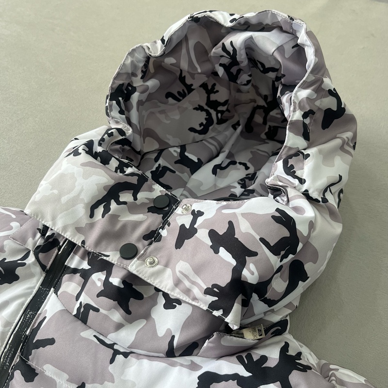 Corvidae Snow Camo Puffer Jacket 12