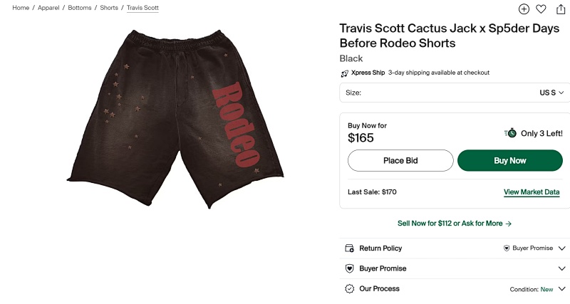 Travis Scott X Sp5der Days Before Rodeo 5
