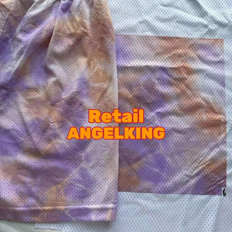 Ee Basic Short Lavender Tie Dye/Blue 12