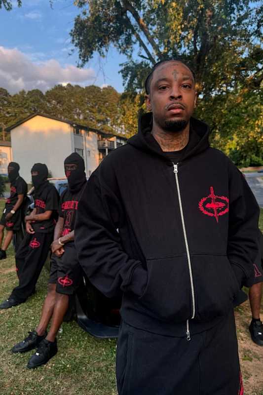 Corteiz X Slaughter Gang 21 Savage T-shirt 6