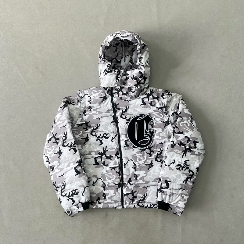 Corvidae Snow Camo Puffer Jacket 7