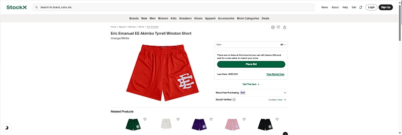 Ee Akimbo Tyrrell Winston Short 8