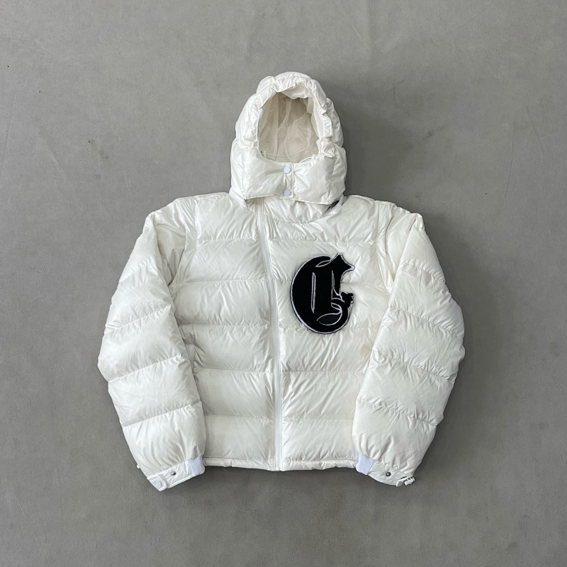 Corvidae Shiny White V2 Puffer Jacket 7