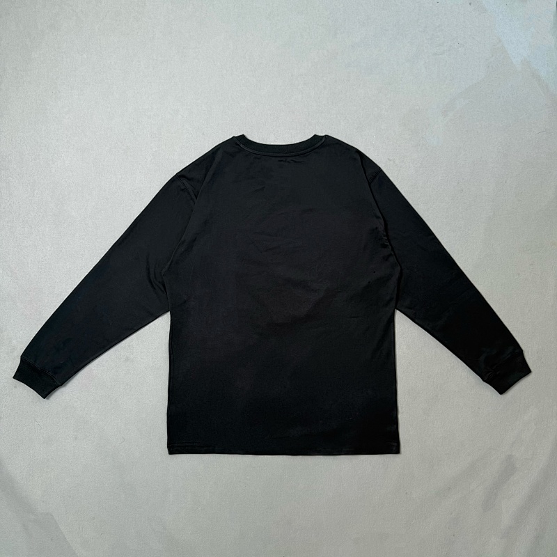 Denim Tears Peace Wreath Long Sleeve Tee Black 5