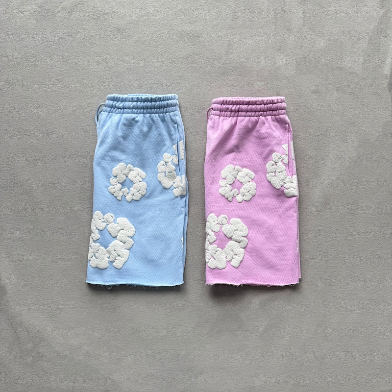 Denim Tears The Cotton Wreath Powder Sweatshorts 5