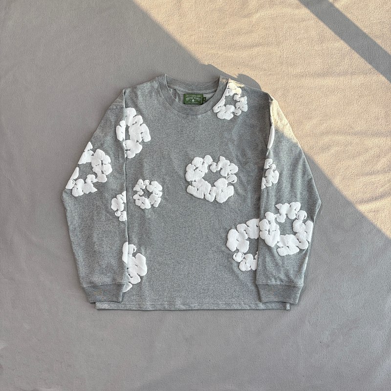 Denim Tears Long Sleeve Cotton Wreath T-shirt 6
