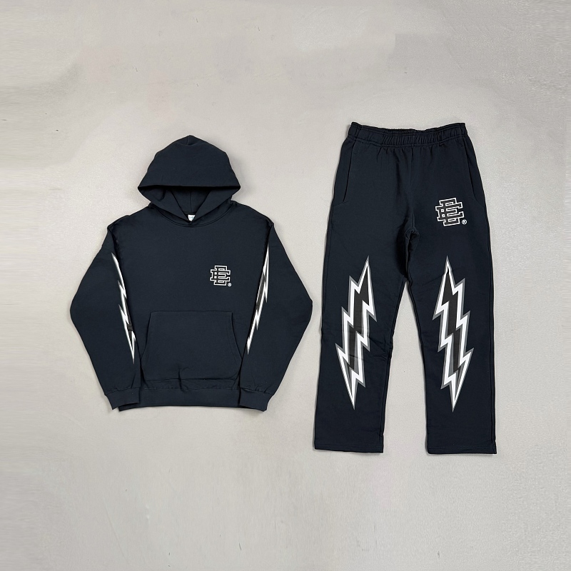 Ee Basic Heather Black/Black Bolts 10