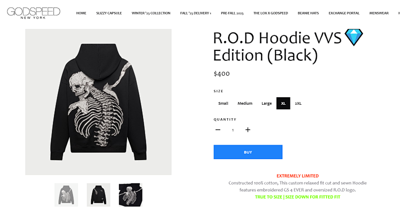 Godspeed R.o.d Hoodie
