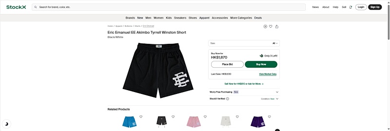 Ee Akimbo Tyrrell Winston Short 7
