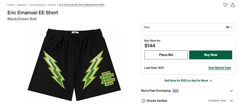 Ee Bolt Short