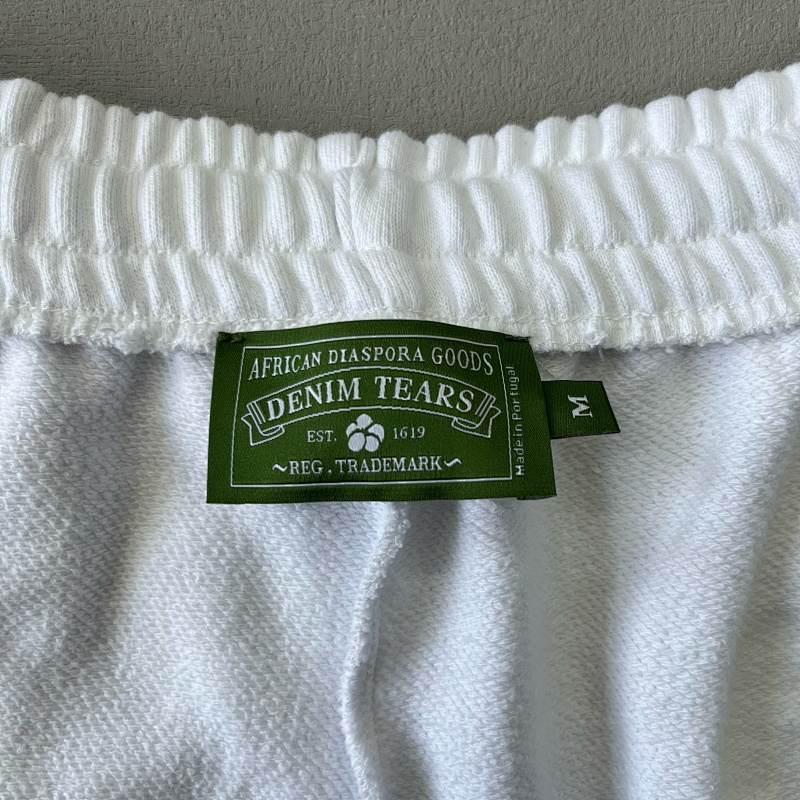 White Denim Tears Cotton Wreath Sweatpants 10
