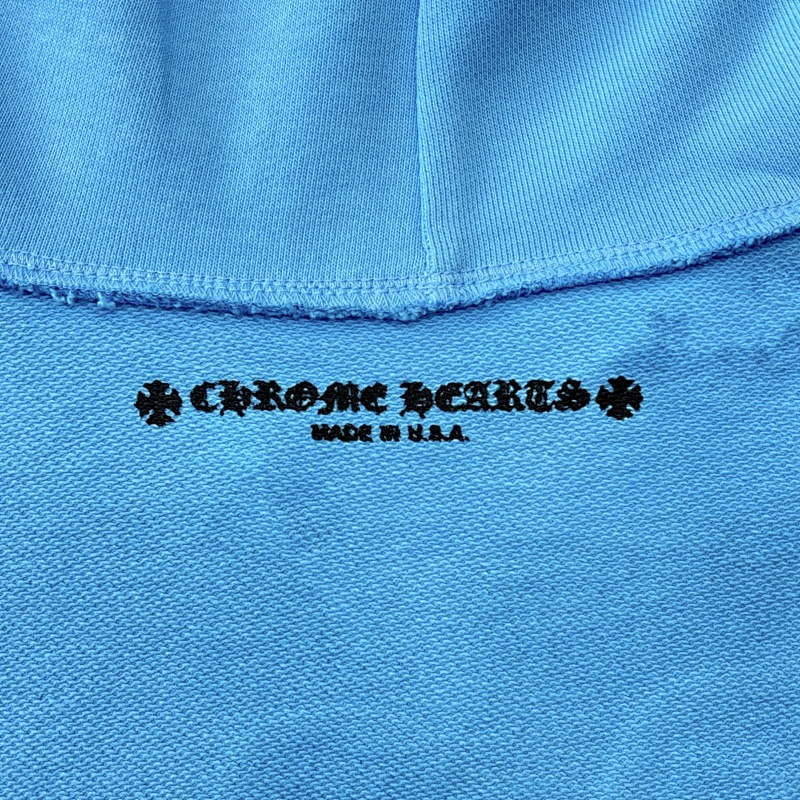 Chrome Hearts X Matty Boy "Brain New" Blue Hoodie 12