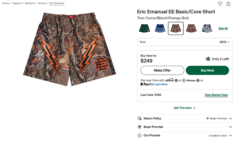 Eric Emanuel Ee Basic Short 3